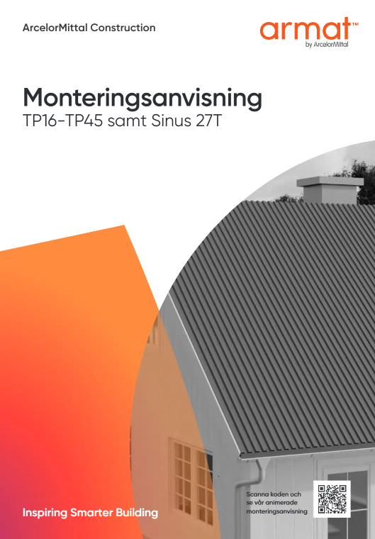 roof sheet tp16 tp45 sinus 27t